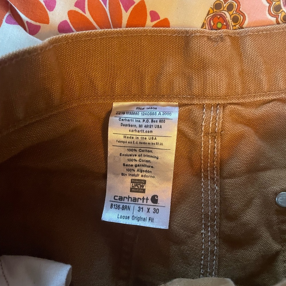 Carhartt cargo work pant